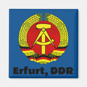 Aimant Erfurt, DDR, RDA, Erfurt, Allemagne de l'Est Ossi