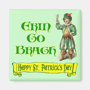 Aimant Erin Go Braugh Joyeux Saint Patrick Day dit :