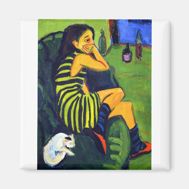 Aimant Ernst Ludwig Kirchner Artiste Marcella (Devant)