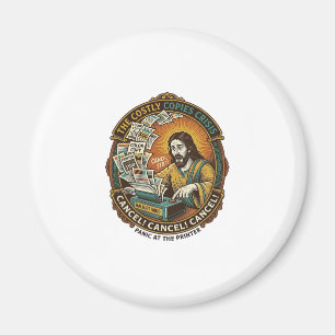 Aimant Erreur d'imprimante Jésus 100 exemplaires couleur 