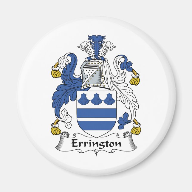 Aimant Errington Family Crest (Devant)