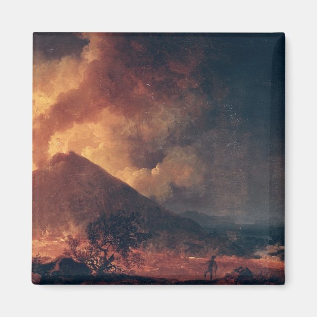 Aimant Éruption du Vésuve en 1771 (Devant)