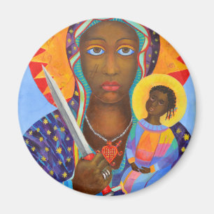 Aimant Erzulie Dantor Vierge noire vaudou La Nouvelle-Orl