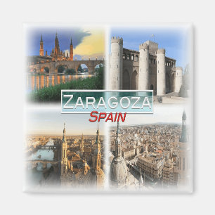 Aimant ES0145 Europe, Espagne, Saragosse, Frigo