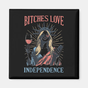 Aimant Es Love Independence Drôle 4 juillet Retro