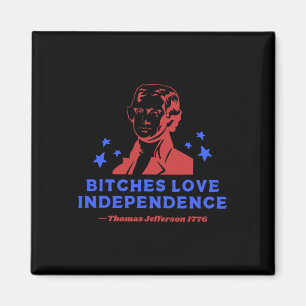 Aimant Es Love Independence Funny 4 juillet Thomas Jeff