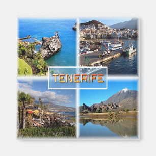 Aimant ES Tenerife - Los Gigantos - Père Noël Cruz - El