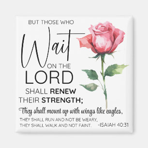 Aimant Ésaïe 40:31 Ceux qui attendent sur le Seigneur Fle
