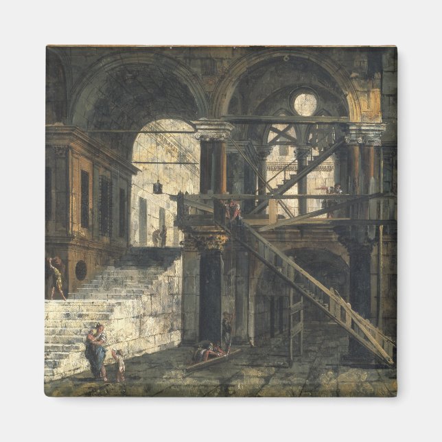 Aimant Escalier dans une maison de la Renaissance, vers 1 (Devant)