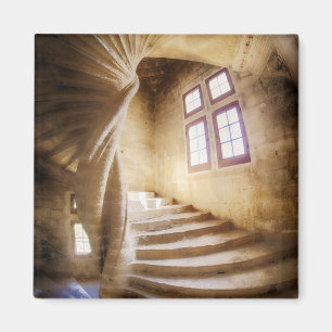 Aimant Escalier en spirale beige, France