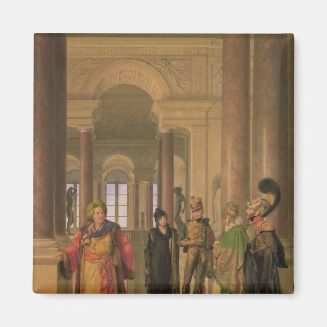Aimant Escalier principal du Louvre, 1817 (Devant)