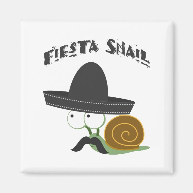 Aimant Escargot de Fiesta (Devant)