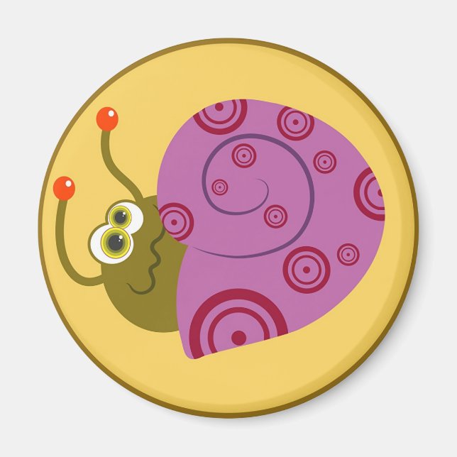 Aimant Escargot timide (Devant)