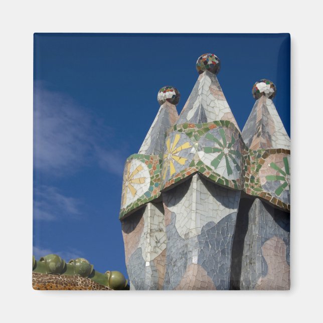 Aimant Espagne, Catalogne, Barcelone. Casa Batllo (1906). (Devant)
