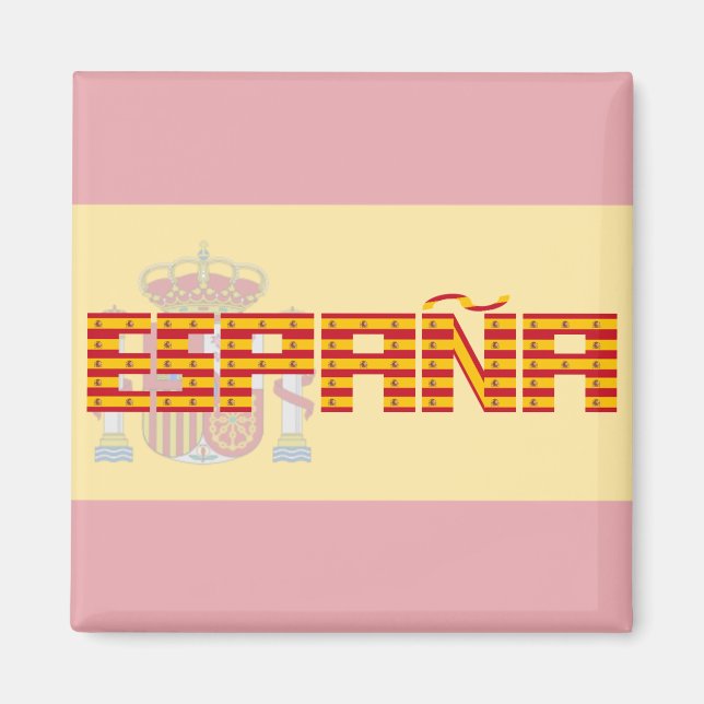 Aimant Espagne - Drapeau / España - Bandera (Devant)