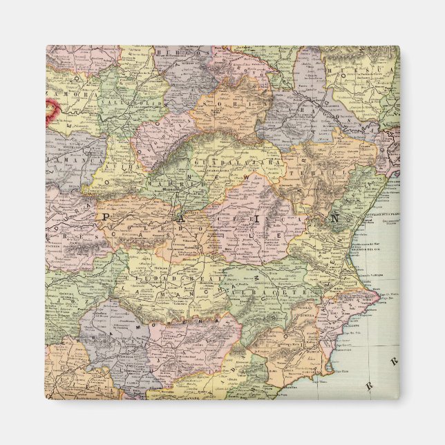 Aimant Espagne et Portugal 14 (Devant)