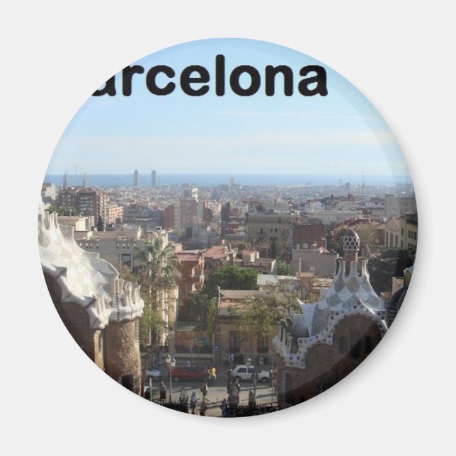 Aimant Espagne Vue Barcelone (St.K) (Devant)