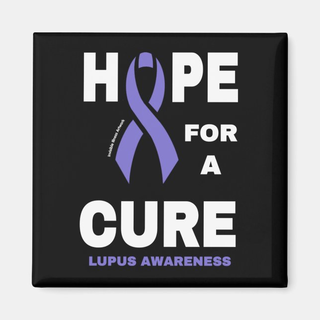 Aimant Espoir de guérison...Lupus (Devant)