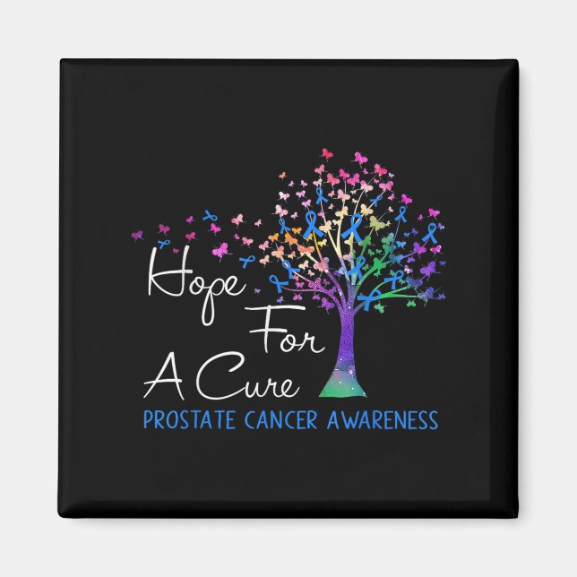 Aimant Espoir D'Une Prostate Cure Cancer Sensibilisation  (Devant)