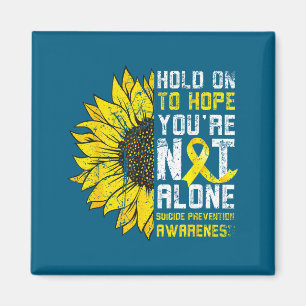 Aimant Espoir Tournesol Prévention du Suicide Sensibilisa