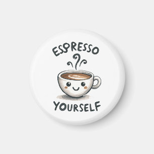 Aimant Espresso Yself café