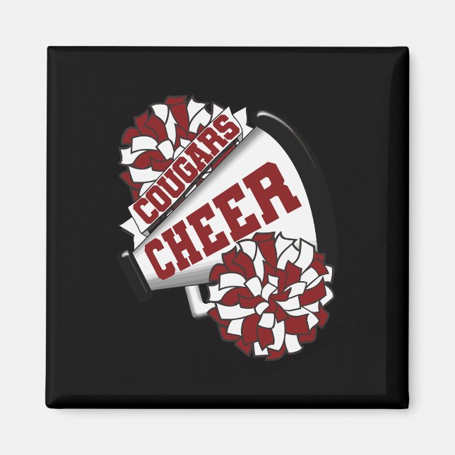 Aimant Esprit de Cheerleading des Pumas Ck à l'école M  (Devant)