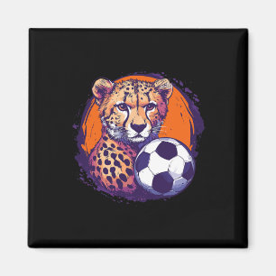 Aimant Esprit de football guépard