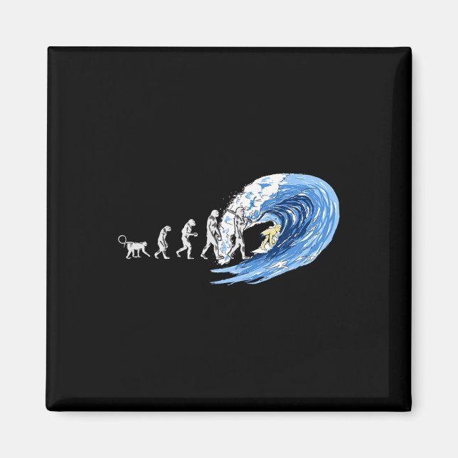 Aimant Esprit de l'évolution du surf de l'homme (Devant)