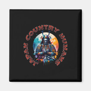 Aimant Esprit de Samouraï - Autocollant d'honneur de guer