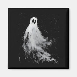 Aimant Esprit Fantôme Horreur Éffrayante Halloween Grunge
