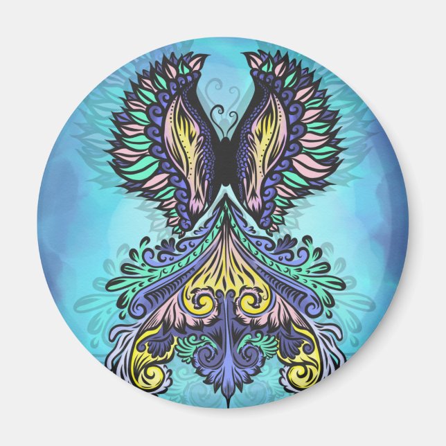 Aimant Esprit mystique papillon (Devant)