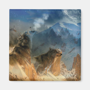 Aimant Esprits de loups dans la fosse de montagne
