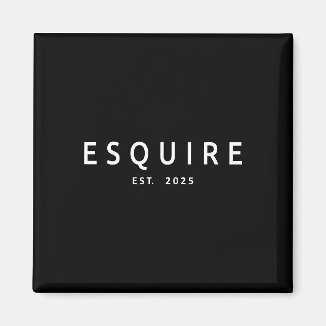 Aimant Esquire Est. 2025 Avocat à la Faculté de droit Gra (Devant)