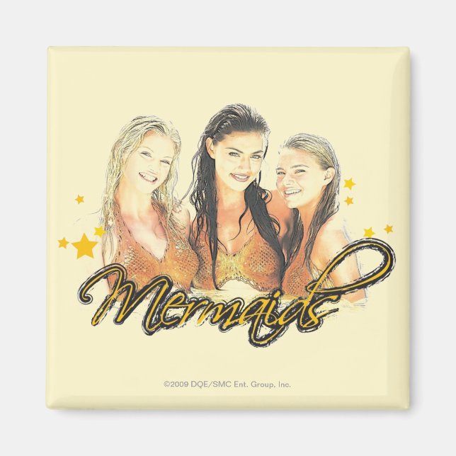 Aimant Esquisse de sirène (Devant)