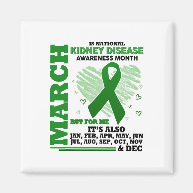 Aimant Est-Ce Le Mois National De Sensibilisation Aux Mal (Devant)