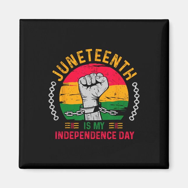Aimant Est-ce que ma fête de l'Indépendance est la libert (Devant)