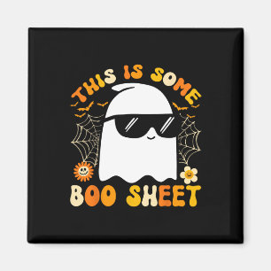 Aimant Est-Ce Une Boite Feuille Halloween Ghost Funny Coo