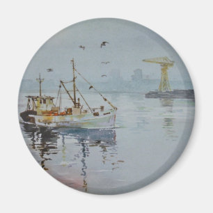 Aimant est du nord de bateau de pêche de