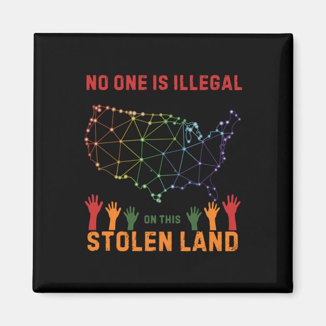 Aimant Est Illégal Dans Ce Sticker Terrain Volé (Devant)