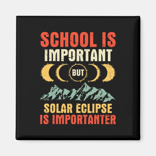 Aimant Est Important, Mais L'Éclipse Solaire Totale Est I (Devant)