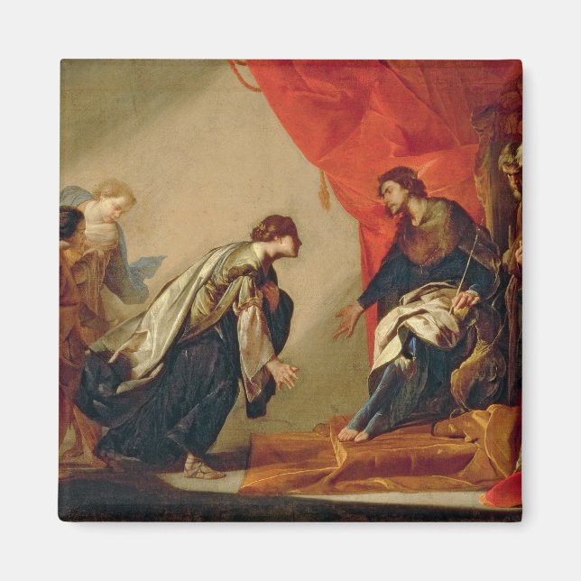 Aimant Esther devant Ahasuerus, c.1645-50 (huile sur ca (Devant)