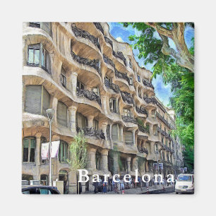 Aimant Esthétique. Balcon. Casa Mila.