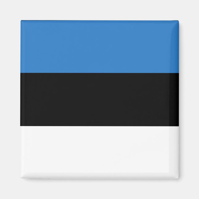 Aimant Estonie Pays Drapeau (Devant)