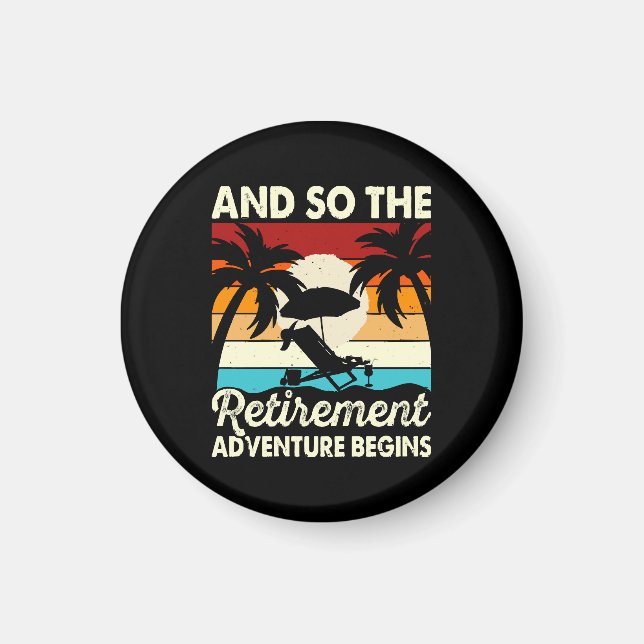 Aimant Et ainsi commence l'aventure de la retraite (Devant)