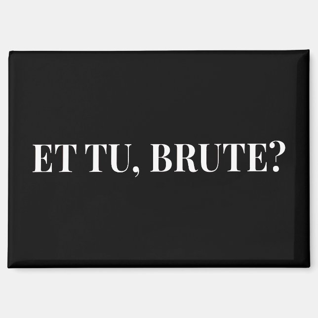 Aimant Et Tu, Brute ? Jules César III de Shakespeare (Recto)