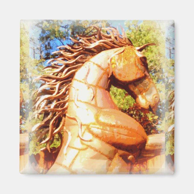 Aimant étalon mustang (Devant)