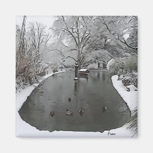 Aimant étang aux canards