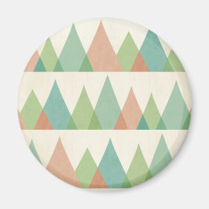 Aimant Étape Teal de Geo de sud-ouest et triangles de