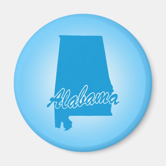 Aimant État Alabama (Devant)