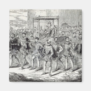 Aimant État d'avancement de la reine Elizabeth